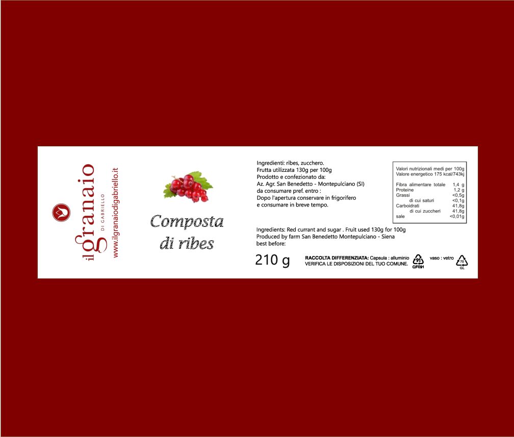 Confettura extra di ribes - immagine 2