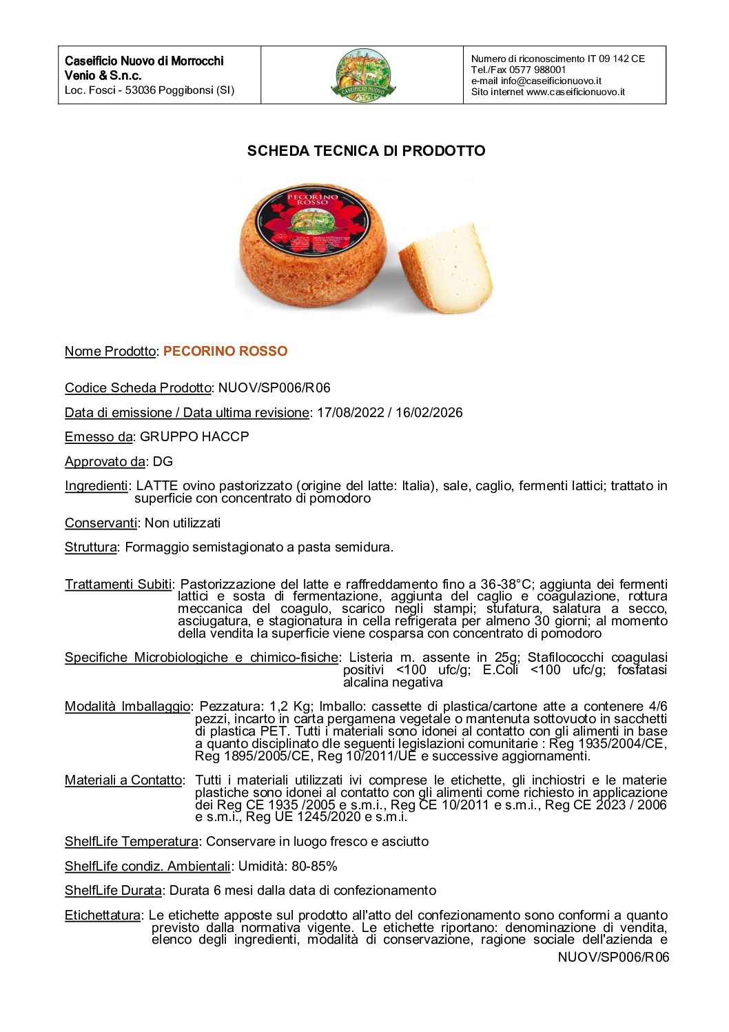 Formaggio semi stagionato Il rosso - immagine 2