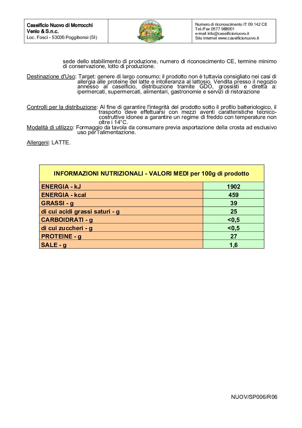 Formaggio semi stagionato Il rosso - immagine 3